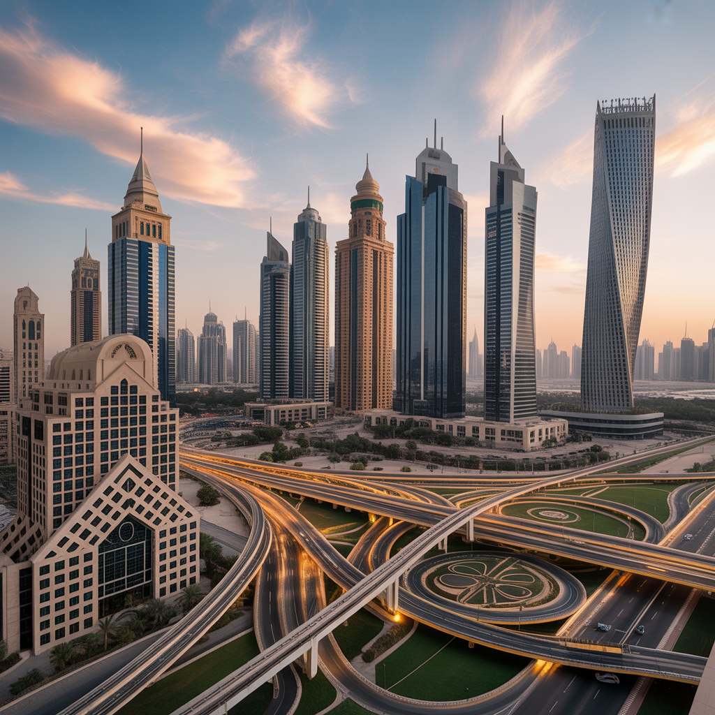 البنية التحتية الحديثة في الإمارات